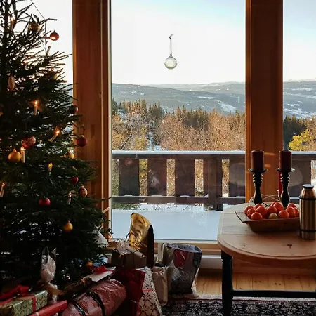 Charming With Views In Valdres